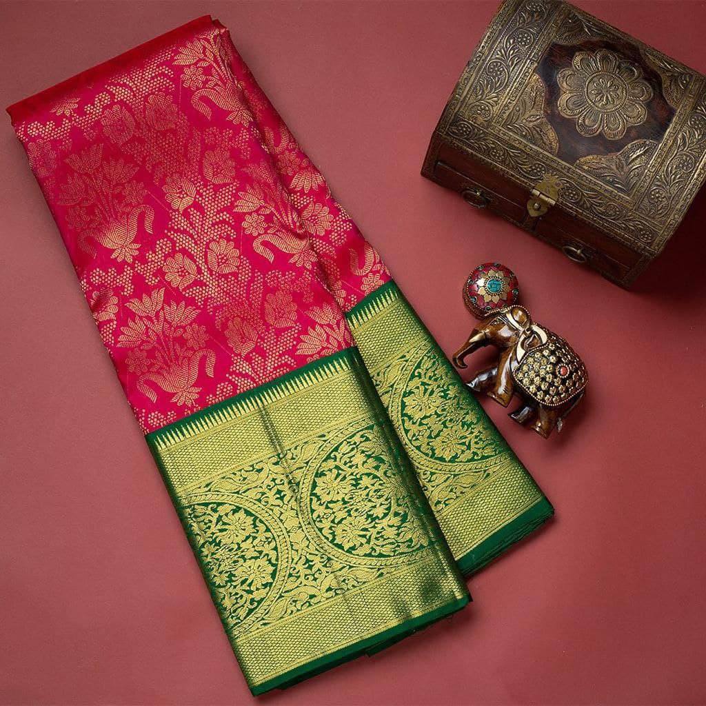 Self Design Banarasi Pure Silk Saree