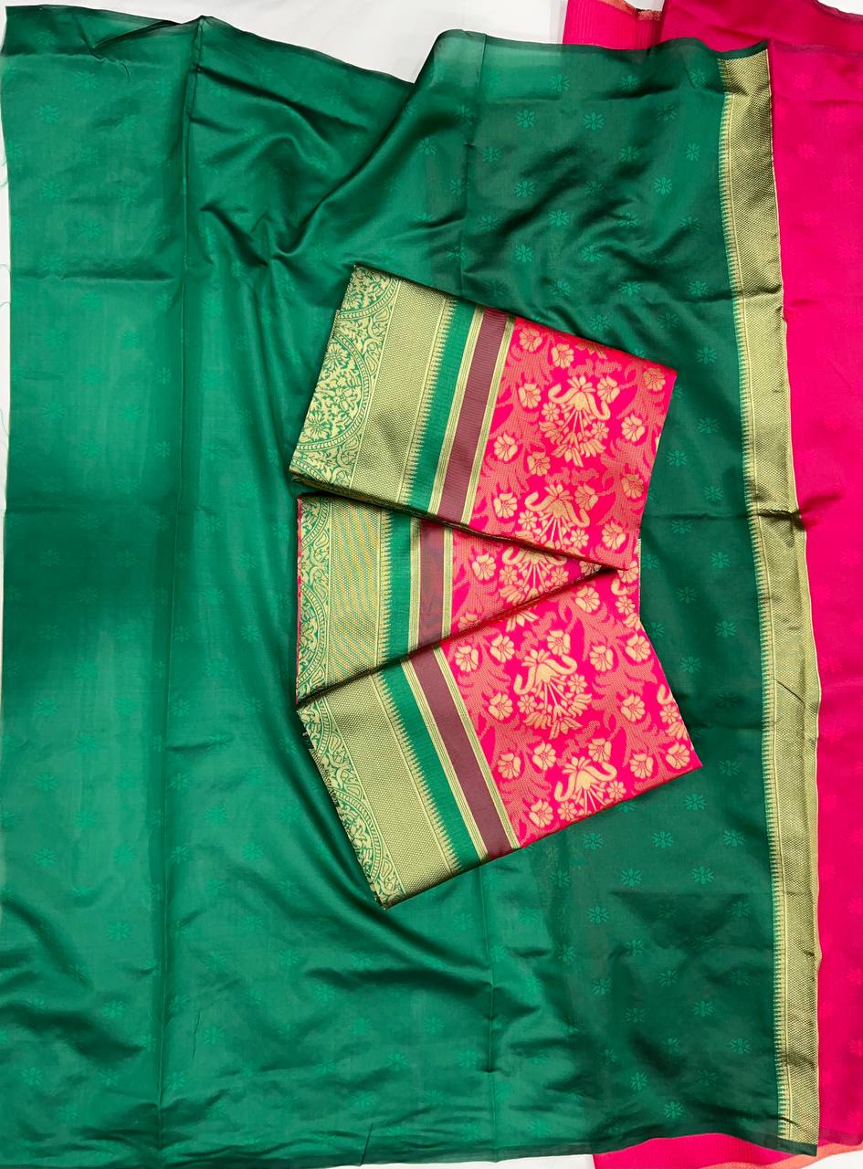 Self Design Banarasi Pure Silk Saree